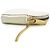Louis Vuitton Monogram Vernis Porte Monnaie Coeur Branco Dourado - vista 6