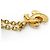 Chanel Vintage Small CC Matelassé Anhänger-Halskette Golden - Ansicht 11
