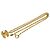 Chanel Vintage Small CC Matelassé Anhänger-Halskette Golden - Ansicht 3
