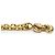 Chanel Vintage Small CC Matelassé Anhänger-Halskette Golden - Ansicht 7