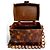 Chanel Sac Mini Box Plexiglas Écaille de Tortue Marron - vue 10