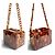 Chanel Sac Mini Box Plexiglas Écaille de Tortue Marron - vue 6