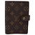Copertina Agenda Louis Vuitton Monogram Canvas Mini Marrone