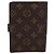 Copertina Agenda Louis Vuitton Monogram Canvas Mini Marrone - vista 2