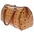 Bolso de mano MCM Visetos de cuero marrón Castaño - vista 4