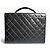 Chanel Porte-documents Classique XL Jumbo Cuir Caviar Noir Bijouterie dorée - vue 2