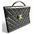 Chanel Porte-documents Classique XL Jumbo Cuir Caviar Noir Bijouterie dorée - vue 4