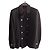 Autre Marque Blazer doppiopetto in lana nera Nero Blu scuro