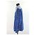 Autre Marque Monoki blaues Baumwollkleid mit Stickerei - Ansicht 2