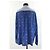 Autre Marque Monoki blaues Baumwollkleid mit Stickerei - Ansicht 3