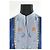 Autre Marque Monoki blaues Baumwollkleid mit Stickerei - Ansicht 4