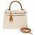 Hermès mala HERMES Kelly 25 em Couro Branco - 103980 - vista 3