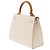 Hermès mala HERMES Kelly 25 em Couro Branco - 103980 - vista 6