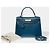 Hermès Borsa HERMES Kelly 28 in Pelle Blu - 103999 - vista 2