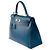 Hermès Borsa HERMES Kelly 28 in Pelle Blu - 103999 - vista 5