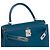 Hermès Borsa HERMES Kelly 28 in Pelle Blu - 103999 - vista 7