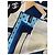 Foulard Chanel in seta blu a pois con logo CC - vista 6