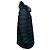 Autre Marque Abrigo acolchado Amina Rubinacci azul de lana con cremallera frontal y cuello de piel - vista 2
