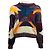 Isabel Marant mehrfarbiger Strickpullover aus Wolle und Mohair in Burgund Mehrfarben