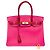 Hermès mala HERMES Birkin 30 em Couro Rosa - 103991 - vista 3