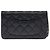 Saco CHANEL Wallet on Chain em Couro Preto - 103982 - vista 3