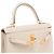 Hermès Bolsa HERMES Kelly 25 em Couro Branco - 103993 - vista 7