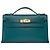 Hermès HERMES Kelly Mini Tasche aus grünem Leder - 104000