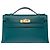 Hermès HERMES Kelly Mini Tasche aus grünem Leder - 104000 - Ansicht 3