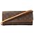 Slender Louis Vuitton Pochette Twin GM Monogram Canvas Crossbody Bag in Brown M51852 Beige