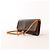 Slender Louis Vuitton Pochette Twin GM Monogram Canvas Crossbody Bag in Brown M51852 Beige - vista 2