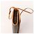 Slender Louis Vuitton Pochette Twin GM Monogram Canvas Crossbody Bag in Brown M51852 Beige - vista 9