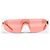 Óculos de sol máscara shield Dior by Galliano SS04 ‘Millenium’ Ruthenium Wrap Vermelho - vista 2
