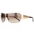 Gafas de sol Prada 2000s ‘SPR60I’ con strass y máscara shield Dorado