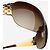 Gafas de sol Prada 2000s ‘SPR60I’ con strass y máscara shield Dorado - vista 10