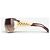 Gafas de sol Prada 2000s ‘SPR60I’ con strass y máscara shield Dorado - vista 3