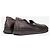 Mocasines Prada SS99 de punta cuadrada y suela Sailor Castaño - vista 3