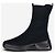 Stivali Biker Astro Moto in neoprene con punta quadrata e gambale medio Prada AW99 Nero - vista 3