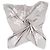 Dior by Galliano SS02 Chiffon Halstuch mit ‘Gothic’ Logo Grau