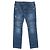 Balmain Dark Wash Biker Denim Jeans Blue
