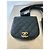 Chanel Cinturón Bolso Acolchado en Cuero Granulado Verde Verde oscuro - vista 5