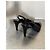 Chanel Slingback-Pumps aus schwarzem Leder und Lackleder - Ansicht 2