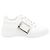 Roger Vivier Leather Viv' Skate Sneaker Weiß