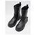 Botas biker Hogan H619 em pele preta Preto - vista 5