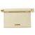 Borsa pochette Jacquemus Rond Carré in pelle bianca Bianco