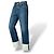 Jeans Loewe Fisherman in denim blu con risvolto - vista 3