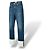 Jeans Loewe Fisherman in denim blu con risvolto - vista 4