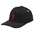 Ami Paris Ami de Coeur Baseball Cap schwarz Baumwolle