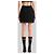 Dolce & Gabbana Mini saia em double crêpe de lã Preto - vista 3