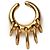 Ear cuff Panconesi Círculo Perfurado Dourado