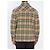 Sovracamicia imbottita Burberry Check in lana beige - vista 3